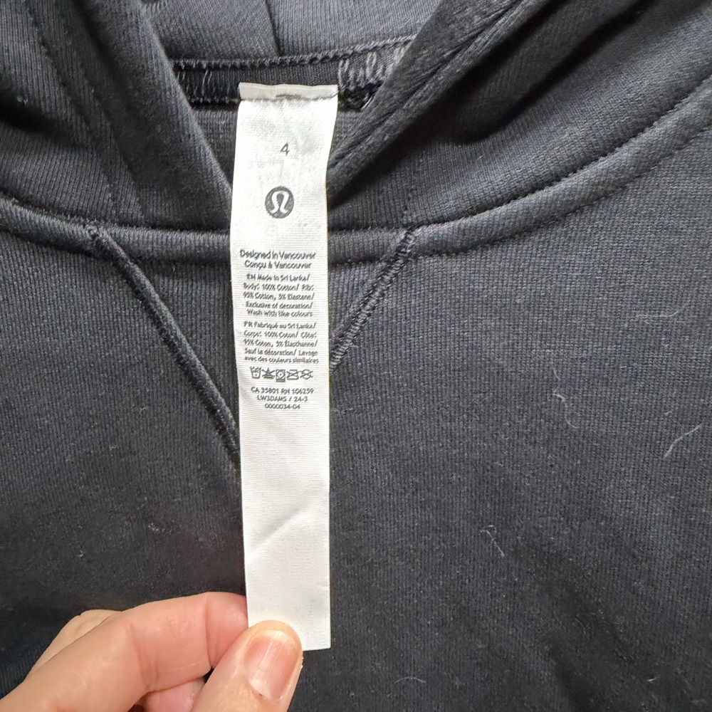 lululemon athletica Dark Gray Sweatshirt - Picture 3 of 4